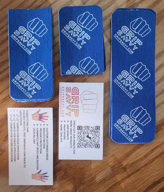 Grip Savvy Hand Tape Samples