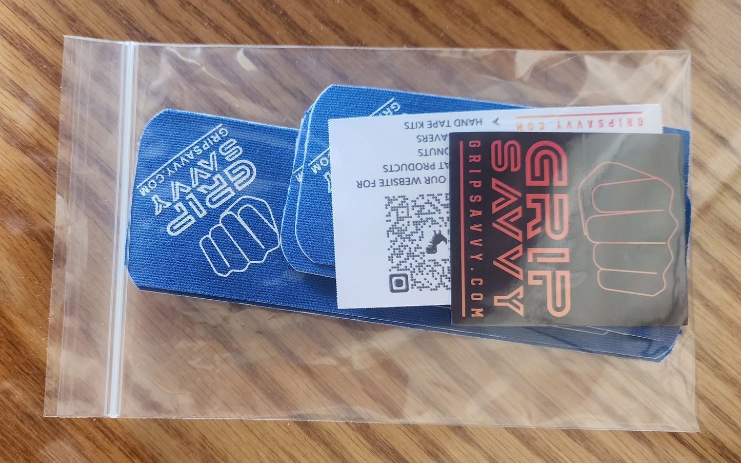 Grip Savvy Hand Tape Samples